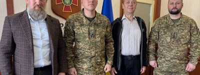 Chaplain of the Federation of Jewish Communities of Ukraine handed over equipment worth 700,000 hryvnias to the National Guard