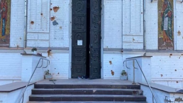 Від російських обстрілів зазнав пошкоджень храм УПЦ МП у Нікополі - фото 1