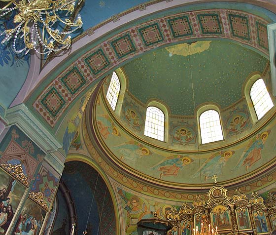 Інтер'єр церкви в Славсько, суч. фото 