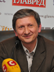 Богдан Трояновський на прес-конференції в Главреді