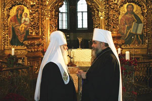 Патріарх Філарет і Митрополит Мефодій