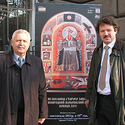 куратори пленера: Р.Василик (зліва) і М.Сора (справа)
