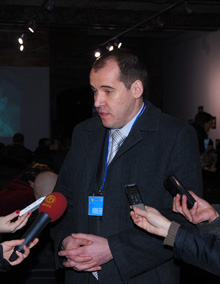Руслан Малюта, під час обласної конференції Одеса без сиріт