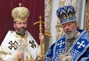 Патриарх Святослав и Митрополит Владимир