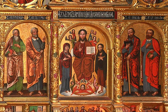 Іконостас у Волі Висоцькій, франмент