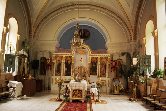 інтер'єр храму св. Олександри
