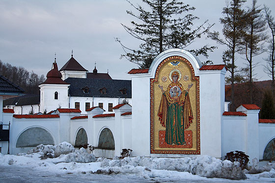 Унівська Лавра зимою