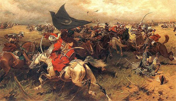 Картина Юзефа Брандта “Бій за турецький прапор”