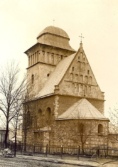 Такий вигляд храм мав до реставрації на початку ХХ ст. Фото www.lvivcenter.org