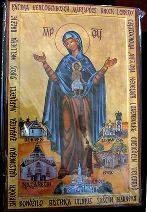 Ікона Божої Матері, Покровительки Європи