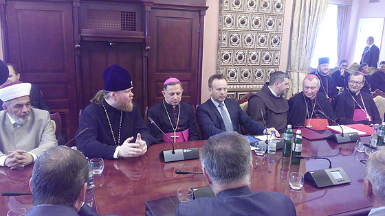 Зустріч кардинала П'єтро Пароліна з членами ВРЦіРО