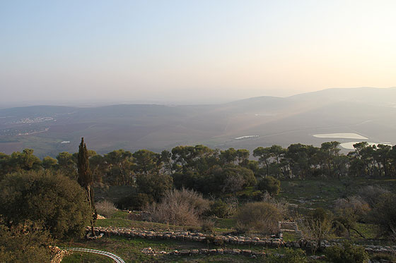 Вид з гори Тавор