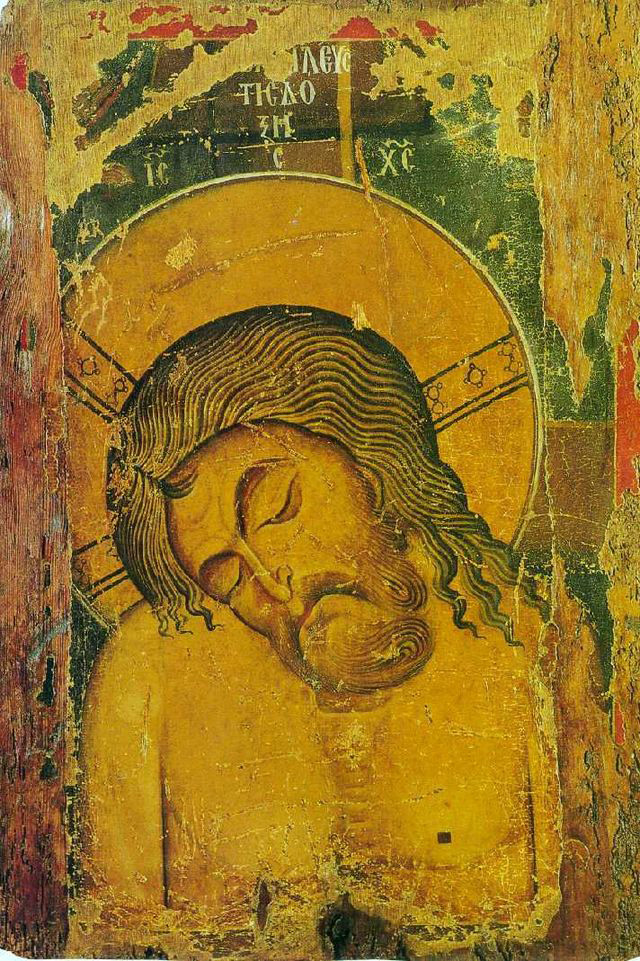 Ікона «Христос у гробі». Касторія, XІІ ст. 