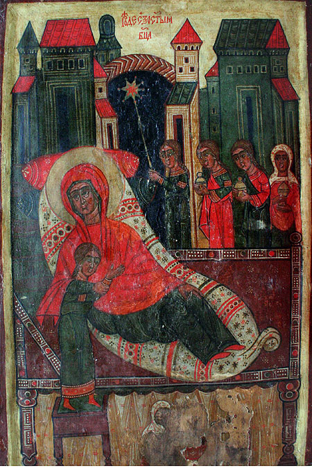 ікона з церкви Різдва Богородиці  с. Нова Весь
