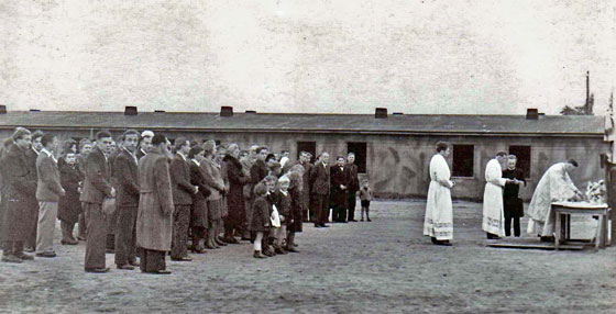 Греко-католицька Літургія у таборі Бурґдорф, 1946 р.