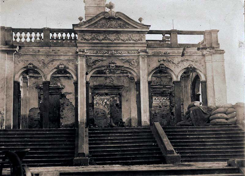Руїни палацу Баворовських, Світлина приблизно 1916 р.