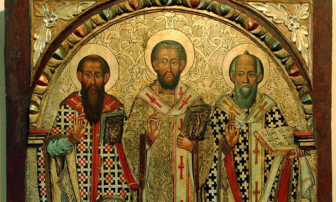 Ікона Трьох Святителів зі с. Лип’є першої половини ХVІІ століття