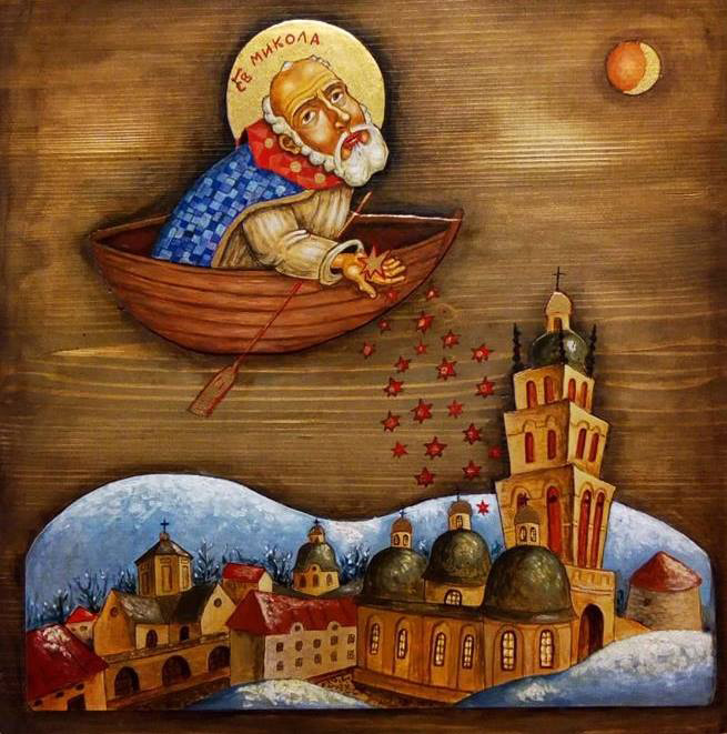 8.	Петро Гуменюк. Святий Микола, Галерея сучасного сакрального мистецтва Iconart 