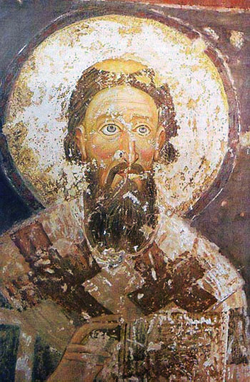 Святий Сава Сербський, фреска з Мілешева