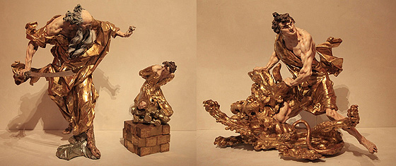 Виставка скульптур із с. Годовиця у Луврі (з сайту zik.ua)