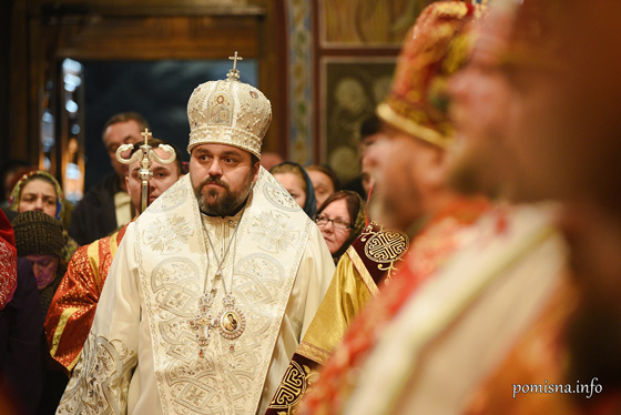 епископ Шумперкский Исаия в Киевев в Михайловском соборе