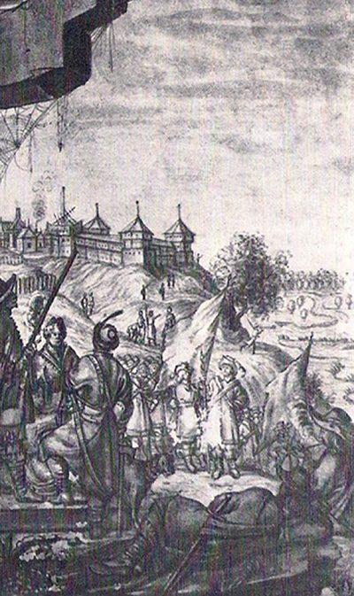 Київський замок в середині XVII ст.