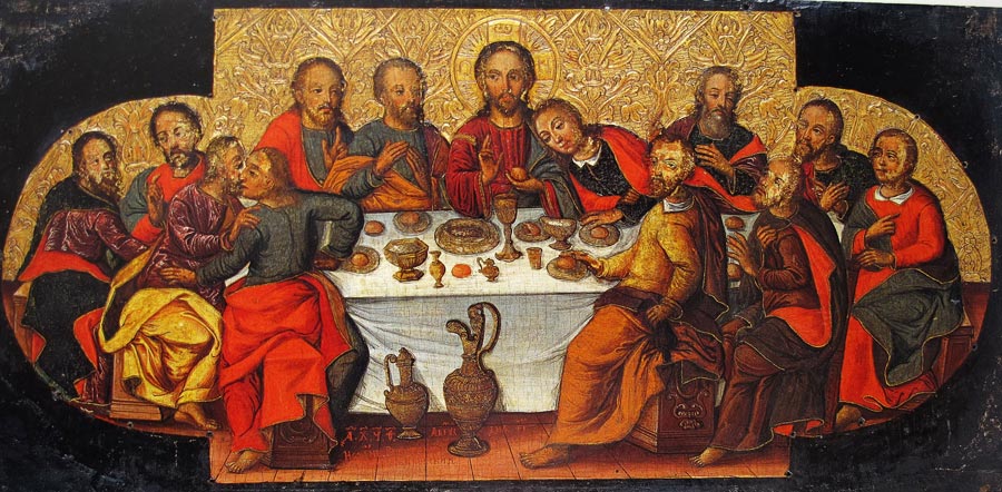 Тайна вечеря, 1699, Жовківський іконостас, Іван Руткович
