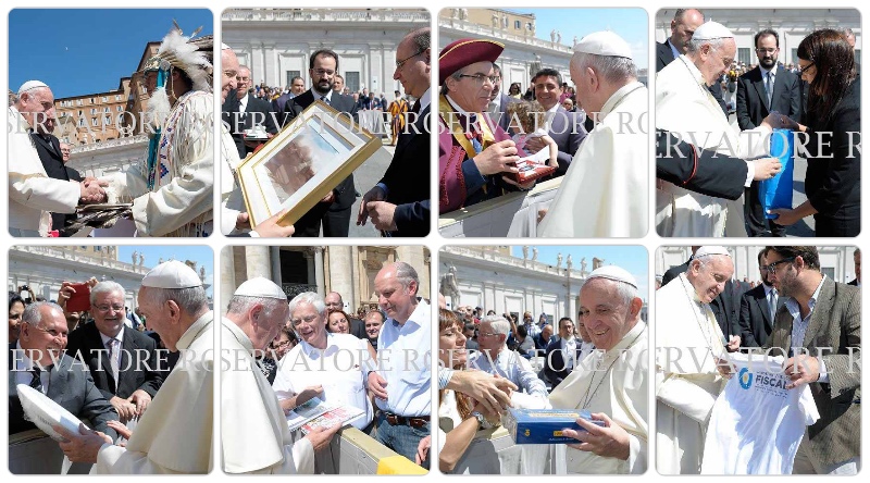 кілька подарунків для Папи на аудієнції 4 травня