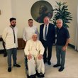 After meeting with Pope Francis_image