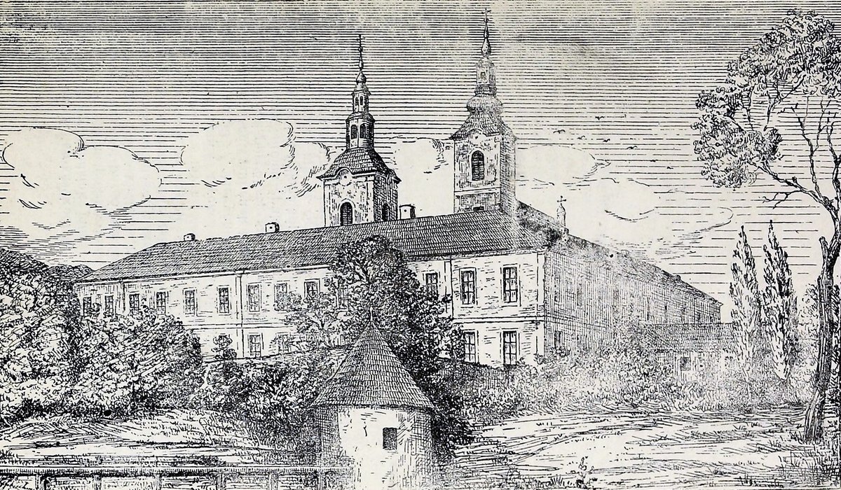 Мукачівський монастир – перша резиденція Мукачівських єпископів, зображення 1904 року - фото 1