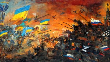 Oleg Shupliak Art - The Great Battle of Ukraine with Mordor 2022