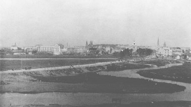 Панорама Тернополя за часів, коли його парохом був о. Володимир Громницький (1862–1938)