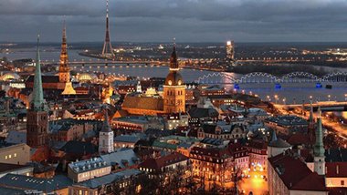 Город Рига, современный вид