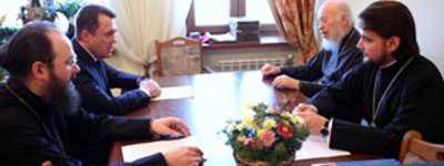 Предстоятель УПЦ встретился с вице-премьер-министром Украины Владимиром Семиноженко