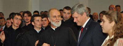 Canadian Prime Minister Visits Ukrainian Cathoic University