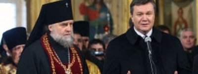 В день Рождества Христова Президент Украины молился в Свято-Успенском соборе Свято-Успенской Почаевской Лавры