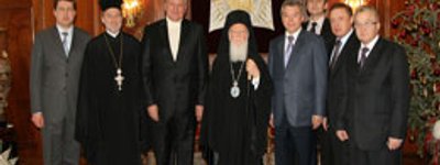 Українська урядова делегація мала зустріч з Константинопольським Патріархом
