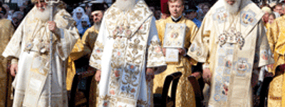 Three primates of Orthodox Churches celebrate Divine Liturgy in Kyiv to mark day of Baptism of Kyivan Rus