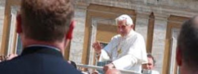 Папа Бенедикт XVI привітав українських військовиків-паломників