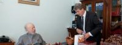 Митрополит Володимир зустрівся з екс-президентом України Віктором Ющенком