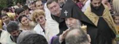 Чернівці відвідав Глава Вірменської Апостольської Церкви Гарегін II