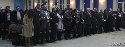 Reps of Various Denominations Pray for Israel in Kyiv