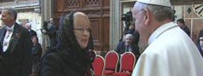 Посол України при Святому Престолі зустрілась з Папою Франциском