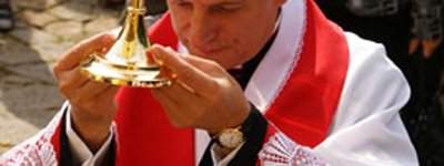 Мечислав Мокшицький привіз у Вінницю мощі Івана Павла ІІ
