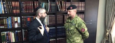 "Right sector" offered Rabbi of Odessa protection of the synagogue and monument of Holocaust