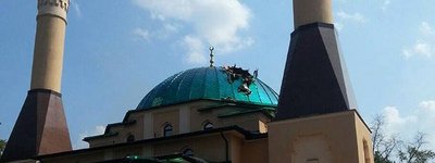 Донецкая Соборная мечеть «Ахать-Джами» получила пробоину в куполе