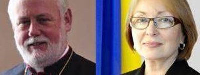 Посол України Тетяна Іжевська обговорила останні події на Донбасі з Главою зовнішньополітичного відомства Святого Престолу