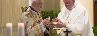 Pope concelebrates Mass with Armenian Patriarch