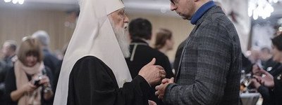 Патриарх Филарет призвал А.Яценюка осторожнее относиться к поправкам в законодательство об однополых браках