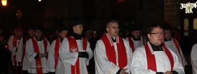 Roman Catholics held Way of the Cross in Lviv